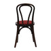 Hoop Back Dining Chair in Dark Walnut with Shetland Scarlett Seat (2 Pack) Everyday