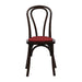 Hoop Back Dining Chair in Dark Walnut with Shetland Scarlett Seat (2 Pack) Everyday