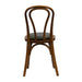 Hoop Back Dining Chair in Weathered Oak with Bison Cedar Seat (2 Pack) Everyday