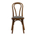 Hoop Back Dining Chair in Weathered Oak with Shetland Smoke Seat (2 Pack) Everyday