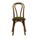 Hoop Back Dining Chair in Weathered Oak with Shetland Forest Seat (2 Pack) Everyday