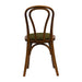 Hoop Back Dining Chair in Weathered Oak with Shetland Forest Seat (2 Pack) Everyday
