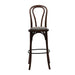 Hoop Back Bar Chair in Dark Walnut with Shetland Smoke Seat Everyday