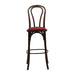 Hoop Back Bar Chair in Dark Walnut with Shetland Scarlett Seat Everyday