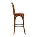 Hoop Back Bar Chair in Weathered Oak with Bison Tan Seat Everyday