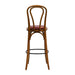 Hoop Back Bar Chair in Weathered Oak with Bison Bordeaux Seat Everyday