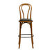 Hoop Back Bar Chair in Weathered Oak with Bison Cedar Seat Everyday