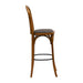 Hoop Back Bar Chair in Weathered Oak with Shetland Smoke Seat Everyday