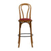 Hoop Back Bar Chair in Weathered Oak with Shetland Scarlett Seat Everyday