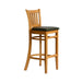 Manhattan Bar Chair in Soft Oak with Bison Cedar Seat Everyday