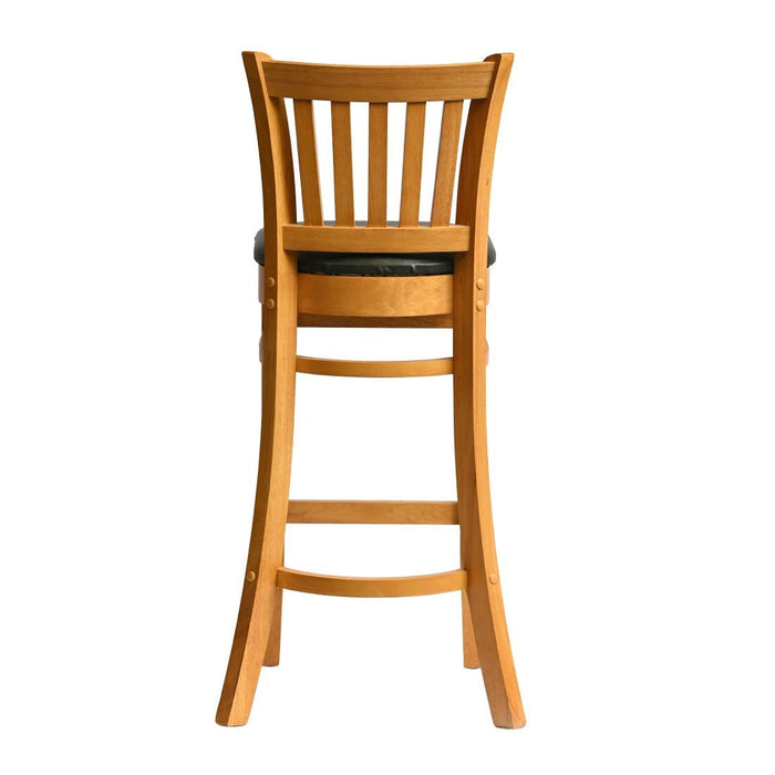Manhattan Bar Chair in Soft Oak with Bison Cedar Seat Everyday