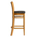 Manhattan Bar Chair in Soft Oak with Shetland Smoke Seat Everyday