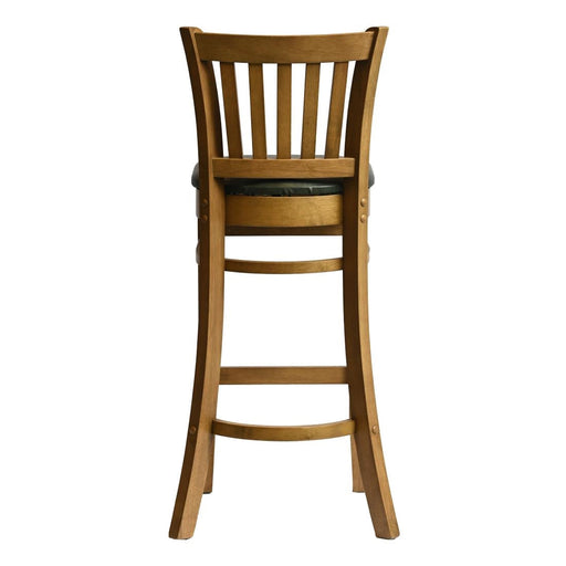 Manhattan Bar Chair in Weathered Oak with Bison Cedar Seat Everyday