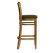 Manhattan Bar Chair in Weathered Oak with Shetland Forest Seat Everyday