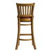 Manhattan Bar Chair in Weathered Oak with Shetland Scarlett Seat Everyday