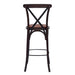 Bristol Bar Chair in Dark Walnut with Bison Tan Seat Everyday