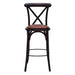 Bristol Bar Chair in Dark Walnut with Bison Tan Seat Everyday