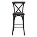 Bristol Bar Chair in Dark Walnut with Bison Cedar Seat Everyday