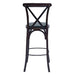 Bristol Bar Chair in Dark Walnut with Bison Cedar Seat Everyday