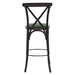 Bristol Bar Chair in Dark Walnut with Shetland Forest Seat Everyday
