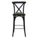 Bristol Bar Chair in Dark Walnut with Shetland Forest Seat Everyday