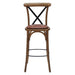 Bristol Bar Chair in Weathered Oak with Bison Tan Seat Everyday
