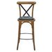 Bristol Bar Chair in Weathered Oak with Bison Cedar Seat Everyday