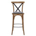 Bristol Bar Chair in Weathered Oak with Shetland Smoke Seat Everyday