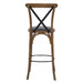 Bristol Bar Chair in Weathered Oak with Shetland Smoke Seat Everyday