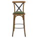 Bristol Bar Chair in Weathered Oak with Shetland Forest Seat Everyday