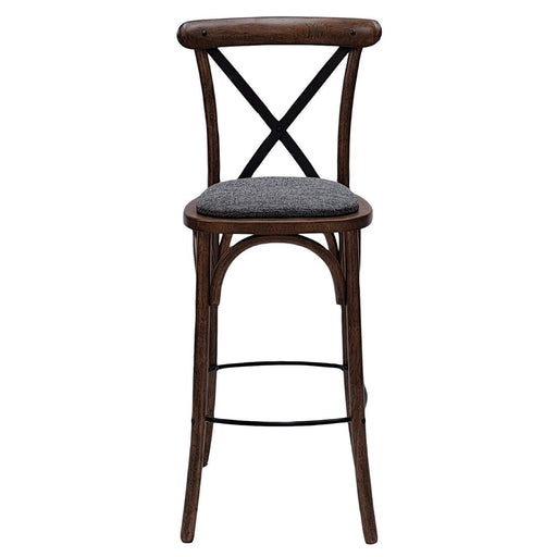 Bristol Bar Chair in Vintage with Shetland Smoke Seat Everyday