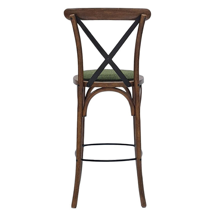 Bristol Bar Chair in Vintage with Shetland Forest Seat Everyday