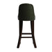 Kilsby Bar Chair in Dark Walnut with Bison Cedar Seat Everyday