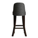 Kilsby Bar Chair in Dark Walnut with Shetland Smoke Seat Everyday