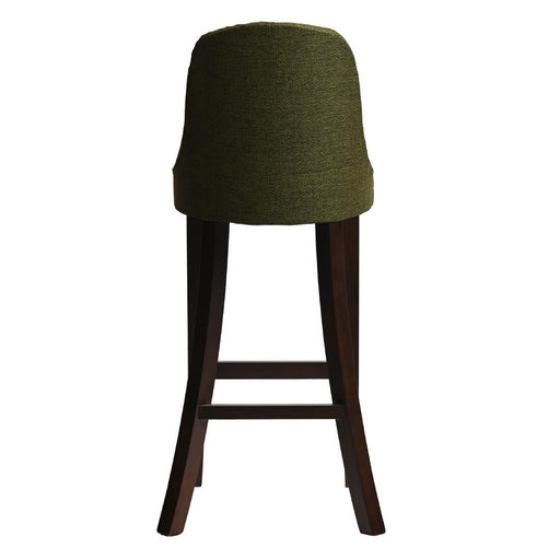 Kilsby Bar Chair in Dark Walnut with Shetland Forest Seat Everyday