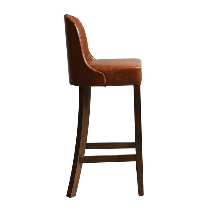 Kilsby Bar Chair in Vintage with Bison Tan Seat Everyday