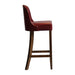 Kilsby Bar Chair in Vintage with Bison Bordeaux Seat Everyday
