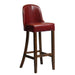 Kilsby Bar Chair in Vintage with Bison Bordeaux Seat Everyday
