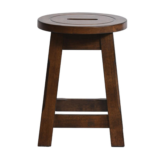 Wooden Top Low Stool in Vintage (2 Pack) Everyday