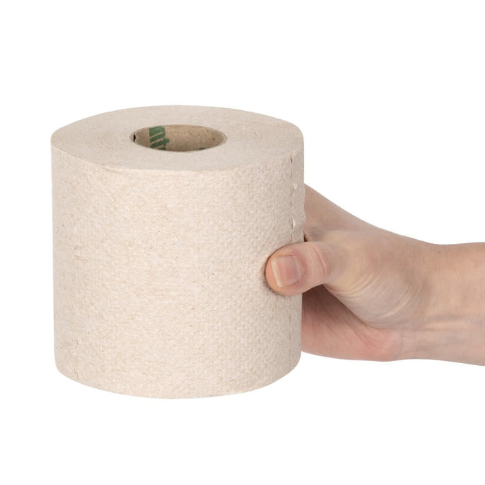 Jantex Green 100% Recycled Wrapped Toilet Roll 3ply 260 Sheets (36 Pack) Jantex