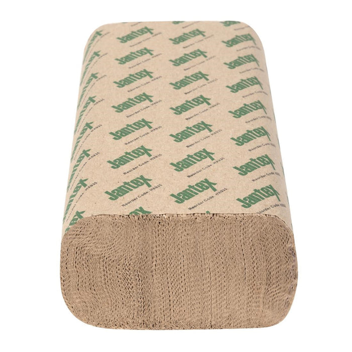 Jantex Green 100% Recycled Z Fold Hand Towels 2ply (2250 Sheets) Jantex
