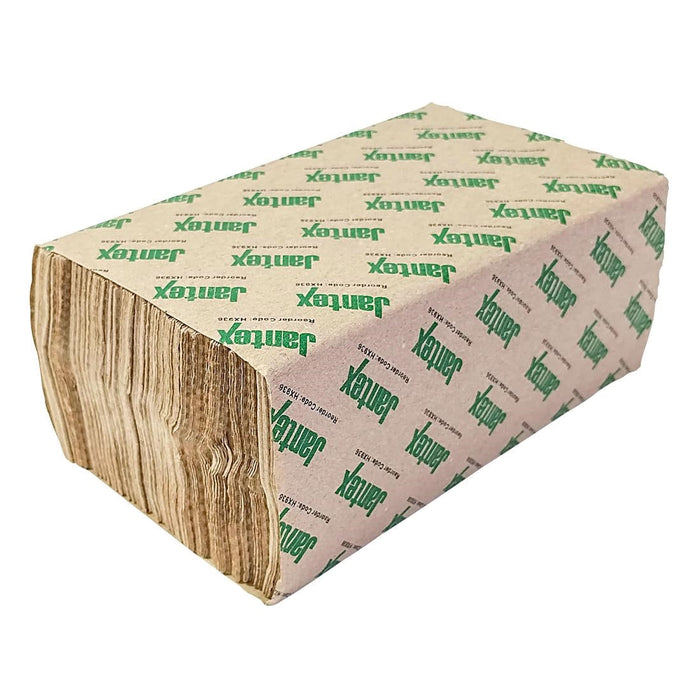 Jantex Green 100% Recycled C Fold Hand Towels 2ply (2250 Sheets) Jantex