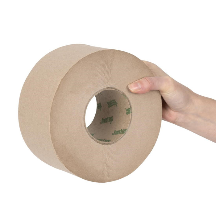 Jantex Green 100% Recycled Mini Jumbo Roll Refill 2ply - 150m (12 Pack) Jantex