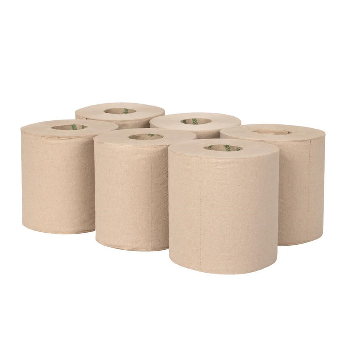 Jantex Green 100% Recycled Centre Feed Roll 2ply - 120m (6 Pack) Jantex