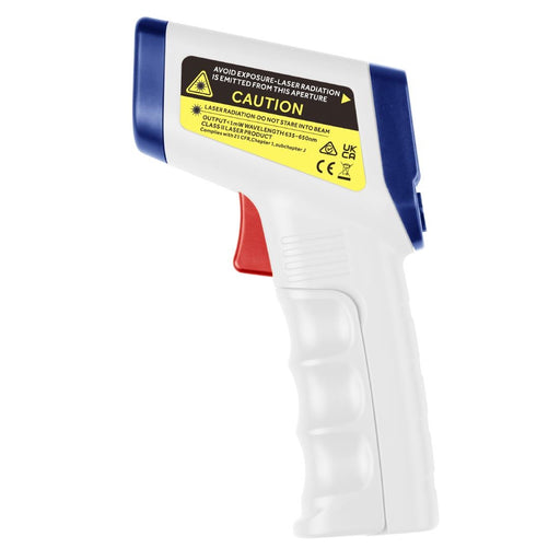 Battery powered. Range: -50 to +550°C. Measures to  0.1°C accuracy