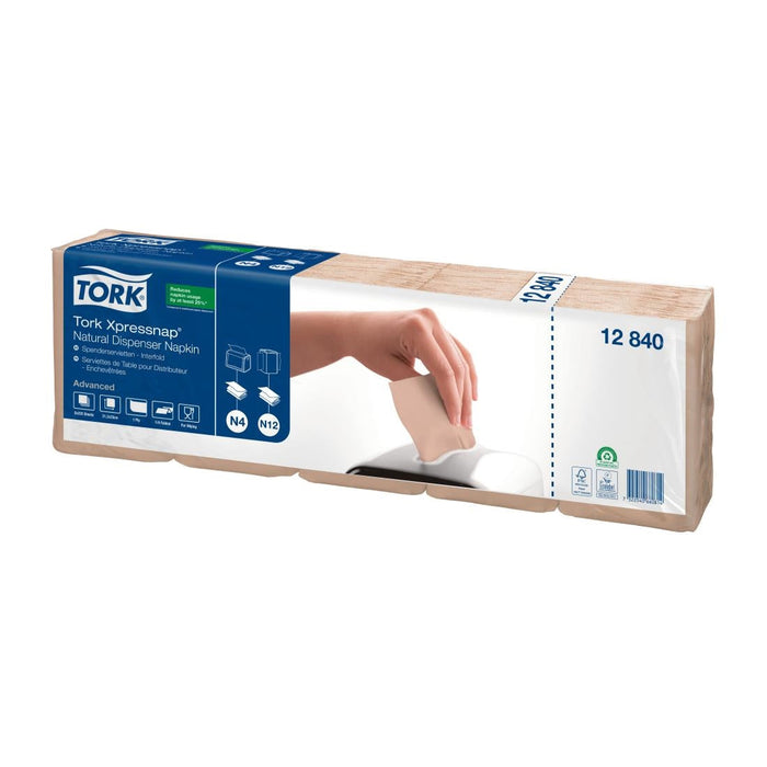 Tork Xpressnap Natural Dispenser Napkin 1Ply (9000 Pack) Tork
