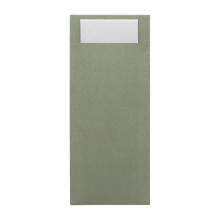 Sage Green | White 2ply Napkin | Pack Quantity: 500