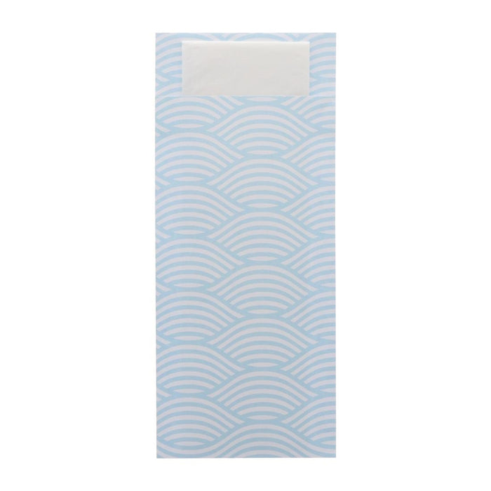 Coastal Pattern | White 2ply Napkin | Pack Quantity: 500
