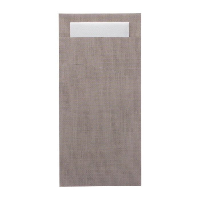 Extra Size | Greige | White Airlaid Napkin | Pack Quantity: 200