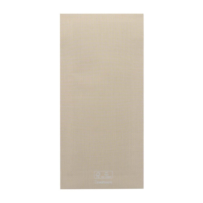 Europochette Extra Size Champagne Cutlery Pouch with White Airlaid Napkin (200 Pack) Europochette
